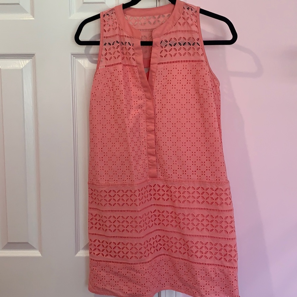 Loft Peach Summer Dress